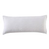Laura Ashley 39" X 75" La Solid Trellis Daybed Cover Set White: Quilted Bedding with Shams & Pillow - 4 of 4