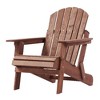 CAVINAS Oversized Pre-Assembled Hemlock Wood Outdoor Folding Adirondack Chair, Portable Chairs for Adults, Patio Chair for Garden Backyard Porch - 4 of 4