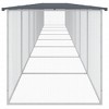 vidaXL Chicken Cage Anthracite Galvanized Steel Large Durable - 4 of 4