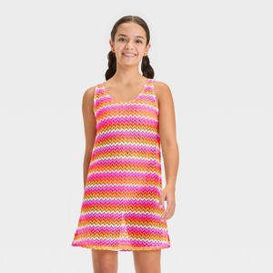 Girls' Cover up Dress - art class™ - 1 of 3