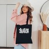 Simply Sage Market Auntie Sunflowers Canvas Tote - One Size - Black - 4 of 4