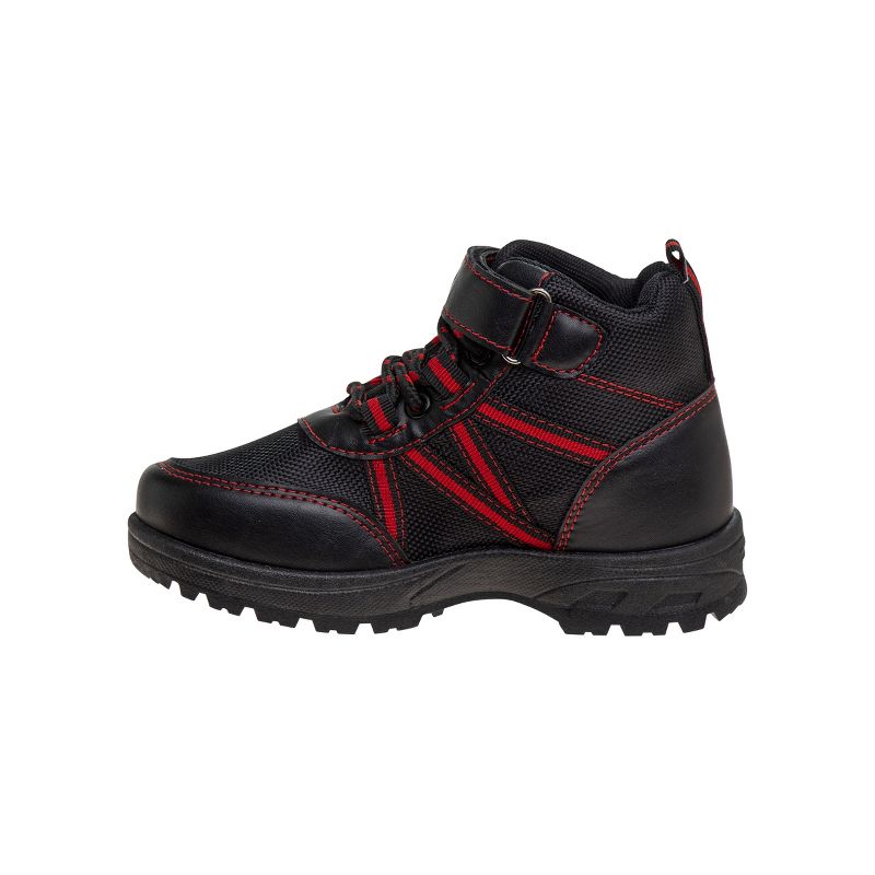 Avalanche Girls Boys Unisex Lace Up with Hook and Loop Combat Hiker Boots: Kids' Ankle Boots, Low-Heel Short Booties ( Little Kids/Big Kids ), 3 of 8