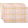 The Lakeside Collection Springtime Plaid Set of 4 Placemats or Runner - 4 of 4
