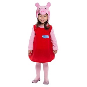 Halloween Toddler Peppa Pig Dress Costume - 2T, Women