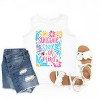 The Juniper Shop Boho Sunshine State Of Mind Flowers Youth Tank Top - 2 of 4
