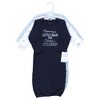 Hudson Baby Infant Boy Cotton Gowns, Newest Family Member - 2 of 4