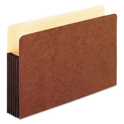Pendaflex Redrope WaterShed Expanding File Pockets, 5.25" Expansion, Legal Size, Redrope