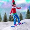 The Elf on The Shelf Action Set: Magi-Freez Swish and Sleigh Snowboarder, Magi-Freez Holly Jolly Skateboarder & Glide n' Go Glider, Ages 3+ - 2 of 4