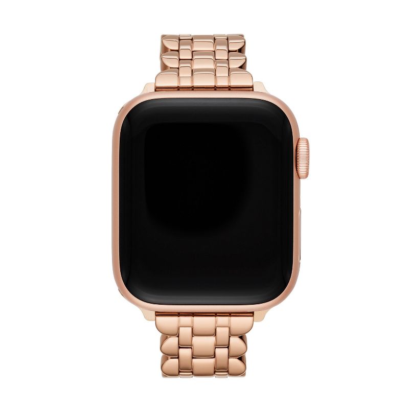 Kate Spade New York Apple Watch Rose Gold - Tone Stainless Steel 42/44/45mm Band, 1 of 9