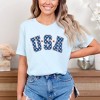 Simply Sage Market Women's Retro USA Stars Short Sleeve Graphic Tee - 2 of 4