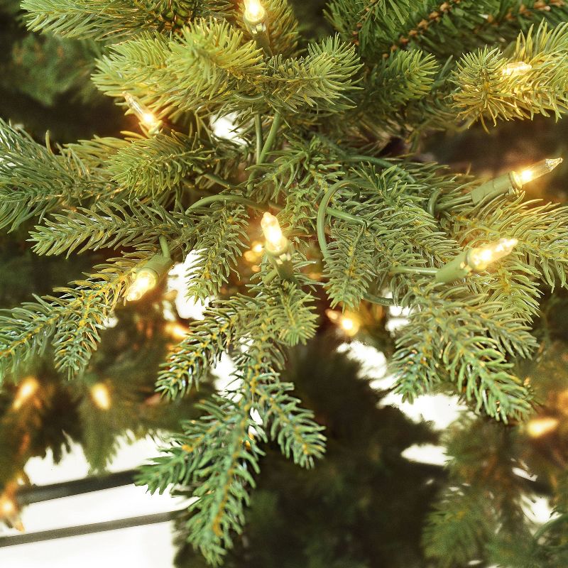 7.5ft Pre-Lit Full Berkshire Fir Artificial Christmas Tree - Puleo, 4 of 5