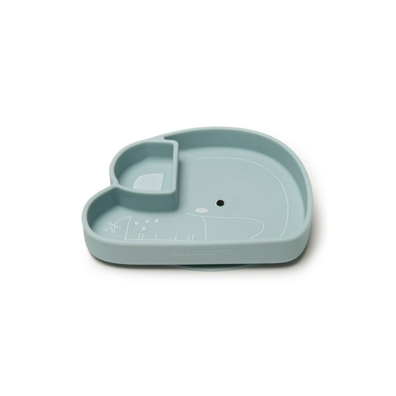 Loulou Lollipop Silicone Snack Plate - Elephant, 2 of 5