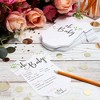 Sparkle and Bash 50 Pack Girl Baby Shower Prediction and Advice Cards for Parents to Be, Party Game with Floral Design, 5 x 7 In - 3 of 4