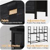 10 Drawers Dresser & Chest of Drawers with Fabric Bins, Side Pockets and Steel Frame, Tall Dresser Storage Tower for Closet Hallway Living Room - 3 of 4