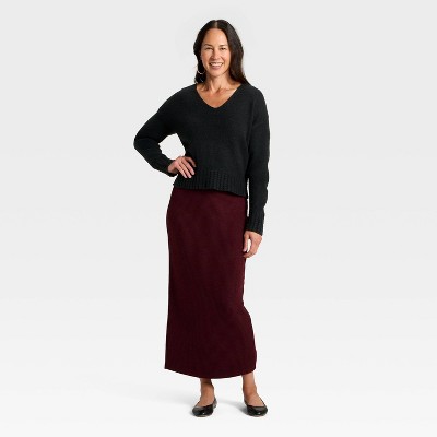 Women's Cable Trim V-Neck Pullover Sweater - Universal Thread' - image 3
