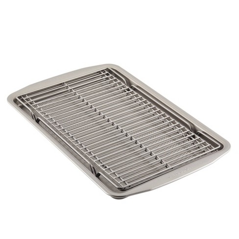 Circulon Nonstick Bakeware, Nonstick Cookie Sheet / Baking Sheet - 11 Inch  x 17 Inch, Gray