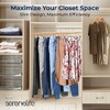 SereneLife Premium Wooden Pants Hangers - 2 of 4