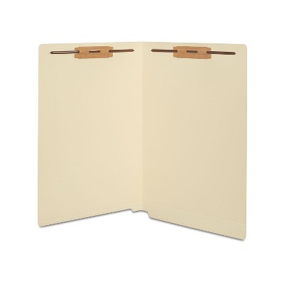 HITOUCH BUSINESS SERVICES Reinforced End Tab Classification Folder Legal Size Manila 50/Box TR18360