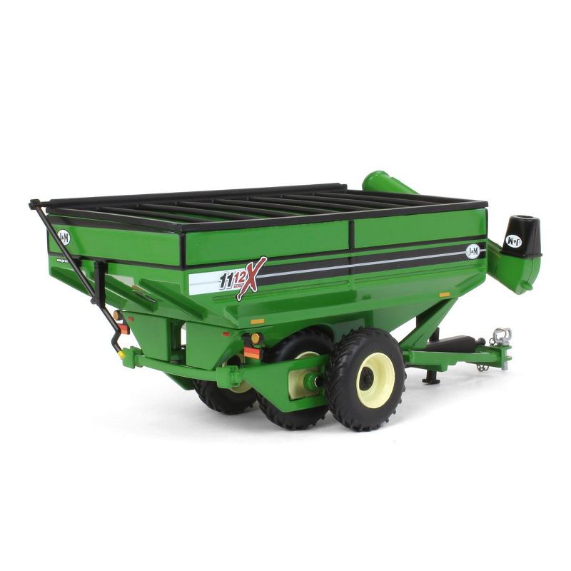 Spec Cast 1/64 J&M 1112 X-Tended Reach Green Grain Cart with Duals JMM-020, 3 of 6