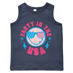 The Juniper Shop SmileyWorld Party In The USA Toddler Tank - 1 of 4
