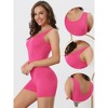 INSPIRE CHIC Women's Tummy Control U Back Butt Lifter Shorts Sculpting Full Bodysuits 3 Packs - 3 of 4