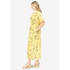 Woman Within Plus Size Petite Roll-Tab Sleeve Crinkle Shirtdress - 4 of 4