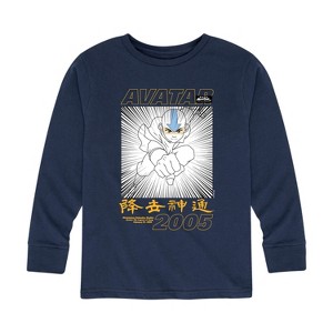 Boys' - Avatar: The Last Airbender - Aang 2005 Long Sleeve Graphic T-Shirt - 1 of 4