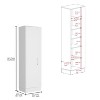 NicBex File Cabinet with Fully Transparent Glass Door,Office Cabinet with Spacious Tier-Shelving Design,Filing Cabinet for Home Office - 3 of 4