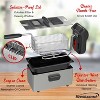 Brentwood 1,500-Watt 12-Cup Electric Stainless Steel Deep Fryer, Black - 4 of 4