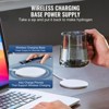 VEVOR Hydrogen Water Cup, 400 ml / 14.1 oz Hydrogen Generator, SPE Technology Portable Hydrogen Water Ionizer Machine with Wireless Charging Base - 4 of 4