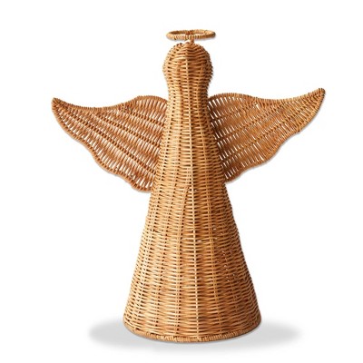 tag Rattan Angel Decor Large