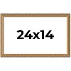 PosterPalooza | 24x14 Wood Antique Frame with UV Acrylic, 4 Finishes: Bronze, Gold, Silver, and Black - 2 of 4