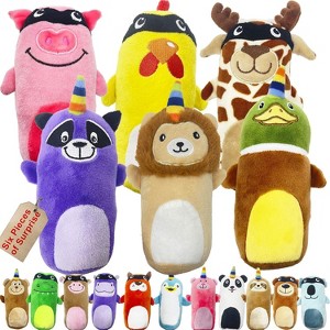 QuestaPack 6 Pack Surprise Dog Toy Set Dog Squeaky Toys Dog Chew Toys - 1 of 4