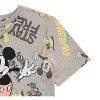 Boys Mickey Mouse Classic Shirt - Boys Mickey Mouse Disney Classic Allover Print Fashion T-Shirt (Natural, Medium) - 4 of 4