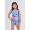 Disney Lilo & Stitch Racerback UPF 50+ Tankini Top and Swim Shorts Outfit Set Sizes (6 - 14-16) - 2 of 4