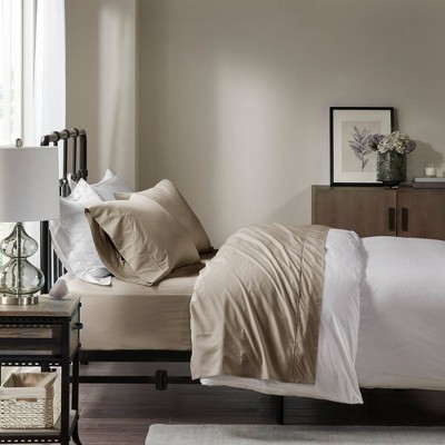 White Queen Cotton Percale Sheet Set