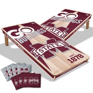 NCAA Mississippi State Bulldogs 2'x4' Wood Toss Game Set - 1 of 4