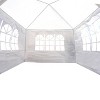 10'x10' Party Tent, Commercial Gazebo Tent With 4 Removable Walls, Windows, Zipper Door, Portable Canopy Tent - 3 of 4