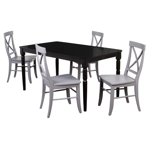 Target Marketing Sys Dining Table Set Gray