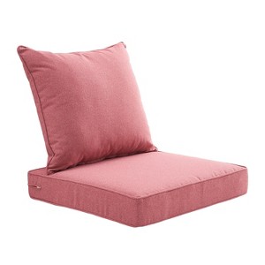 ARTPLAN Indoor/Outdoor All Weather Chair Cushions Set Deep Seat Back Pillows Outdoor Cushions for Patio Furniture - 1 of 4