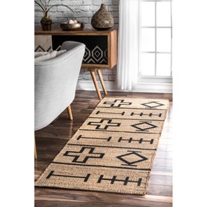 Nuloom Hand Loomed Barry Natural Fibers Indoor Area Rug - 1 of 4