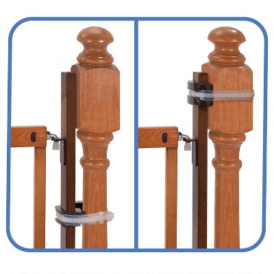attach baby gate to bannister