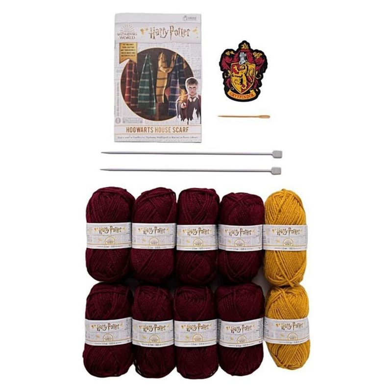 Eaglemoss Limited Eaglemoss Harry Potter Knit Craft Set Scarf Gryffindor House Brand New, 4 of 7