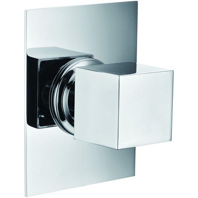 ALFI AB9209-PC Polished Chrome Modern Square 3 Way Shower Diverter