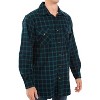 ADR Mens Flannel Shirt, Long Sleeve Cotton Top - 3 of 3