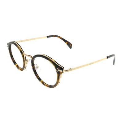 Celine Joe CL41380 ANT Unisex Round Eyeglasses Drk Havana Gold 46mm