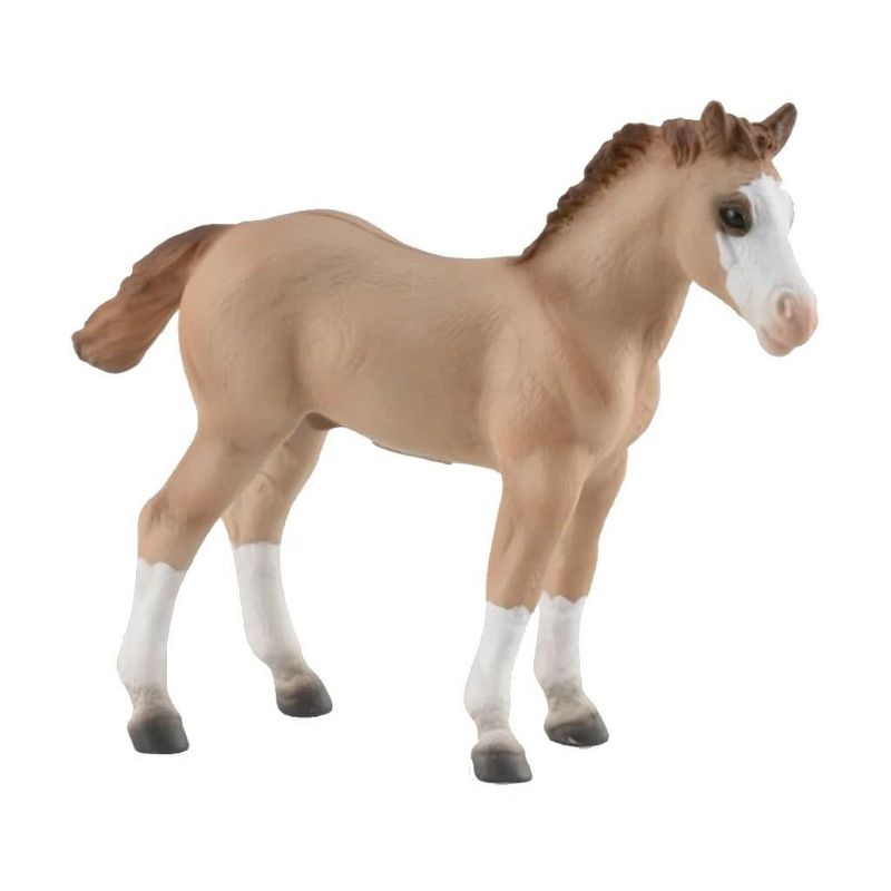 Breyer Animal Creations Breyer CollectA 1/18 Model Horse - Red Dun Quarter Foal, 1 of 2