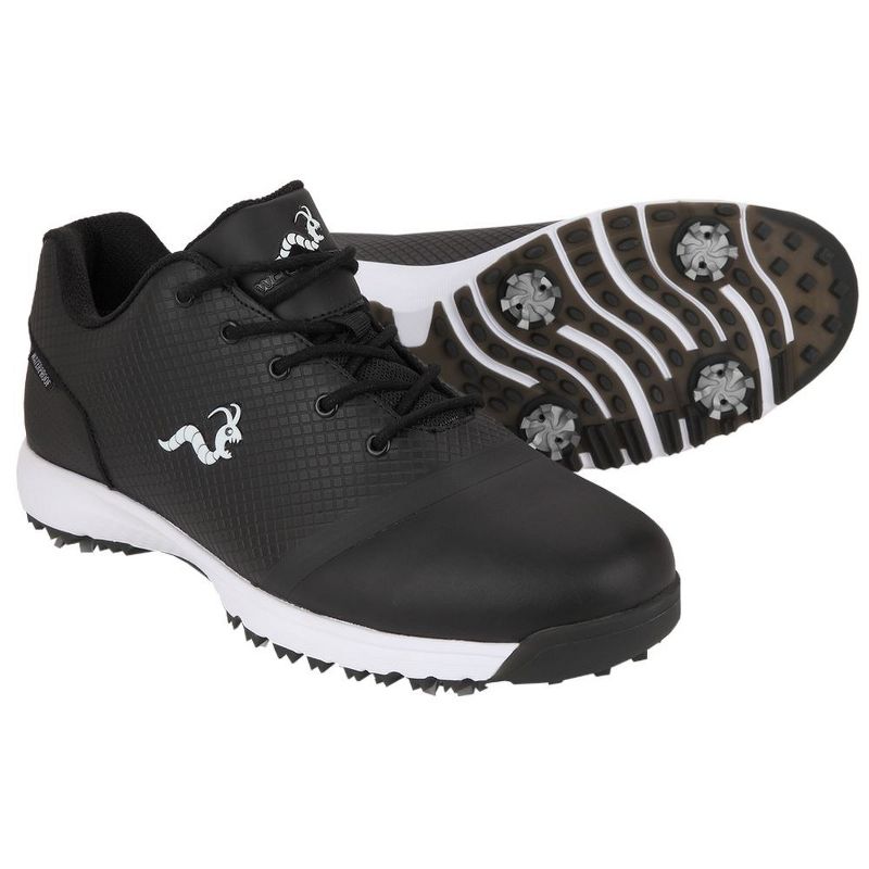 Woodworm Tour V3 Mens Waterproof Golf Shoes Black, 1 of 5