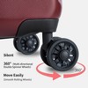 3 Pcs Expandable Luggage Sets,Pc+Abs Hardside Luggage Travel Sets With 360° Silent Spinner Wheels Tsa Lock Telescopic Handle ,20/24/28 Inch - 4 of 4