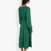 Anna-Kaci Women's Long Sleeve Smocked Maxi Dress with Tiered Skirt and Elegant Crew Neck Design for Stylish Casual Wear - 2 of 4